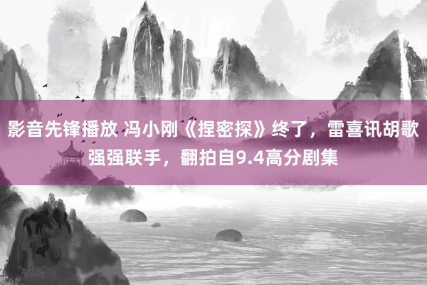 影音先锋播放 冯小刚《捏密探》终了，雷喜讯胡歌强强联手，翻拍自9.4高分剧集